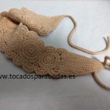 Diadema de ganchillo regulable